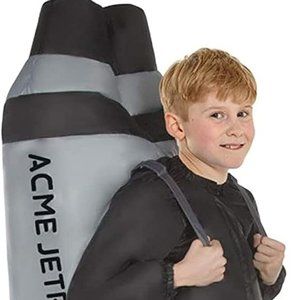 ACME Jetpack Kids Costume in Gray and Black - Inflatable Halloween Outfit